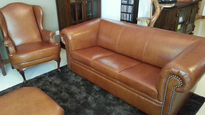 Moran Leather Sofa & Armchairs