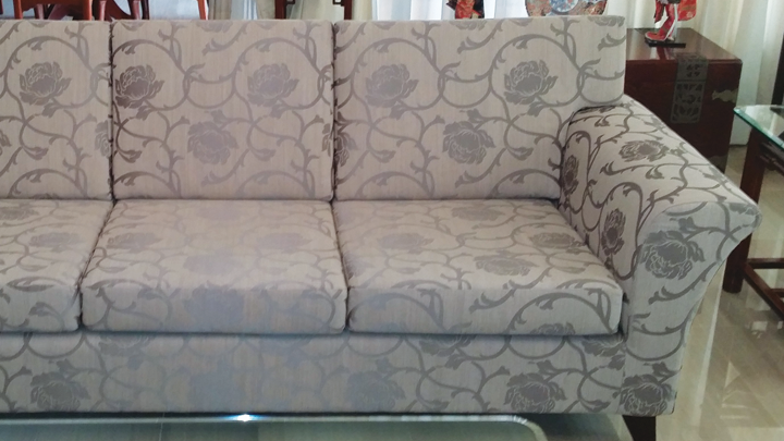 Sofa In Printed Fabric